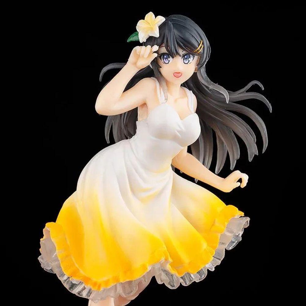 DARNELL Mô Hình Đồ Chơi Nhân Vật Hoạt Hình Aobuta Sakurajima Mai Bằng PVC