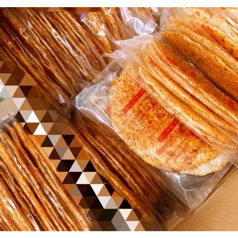 Bánh tráng nước dừa nướng sấy tép thơm ngon