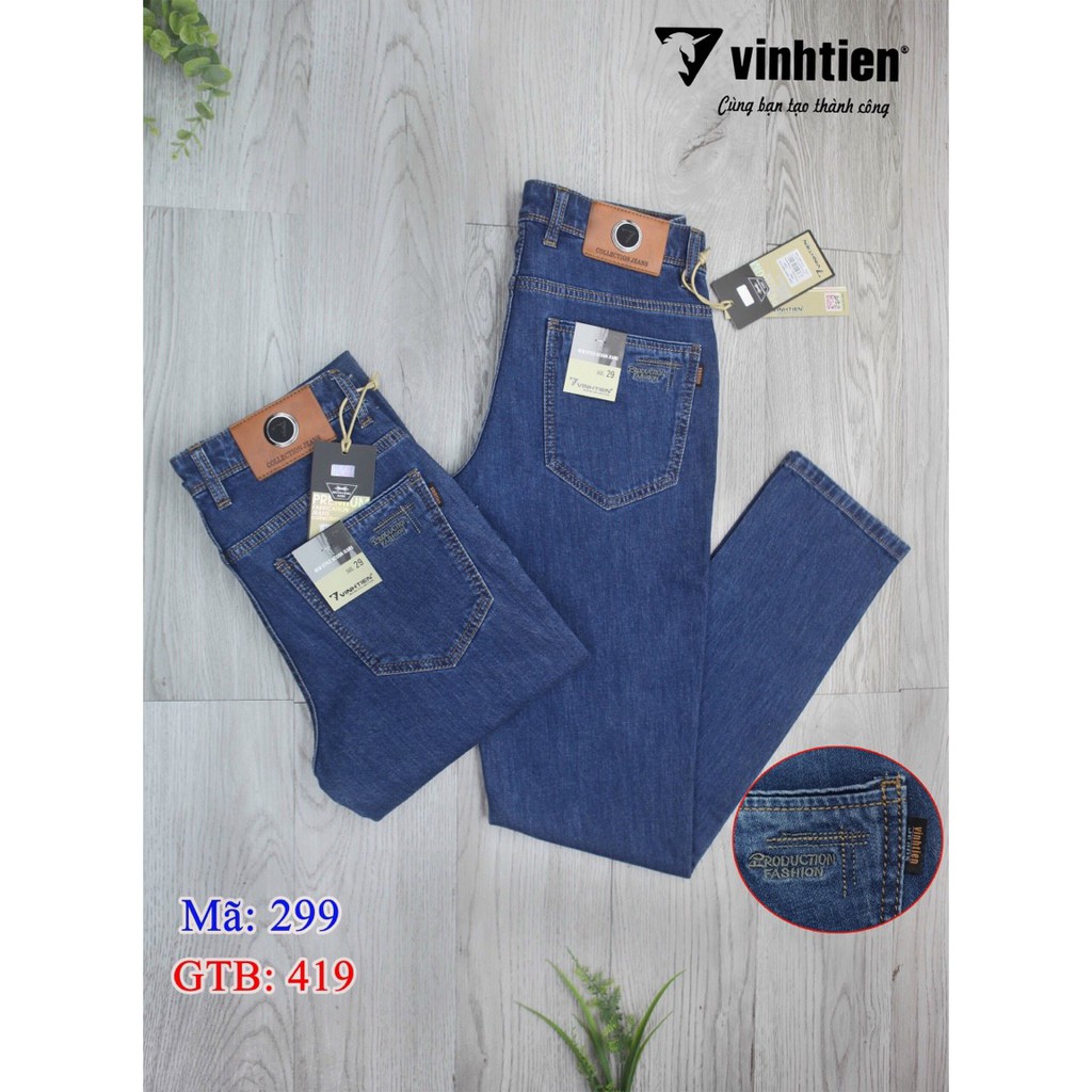 Quần Jeans Nam Cotton Cao Cấp Vĩnh Tiến 419