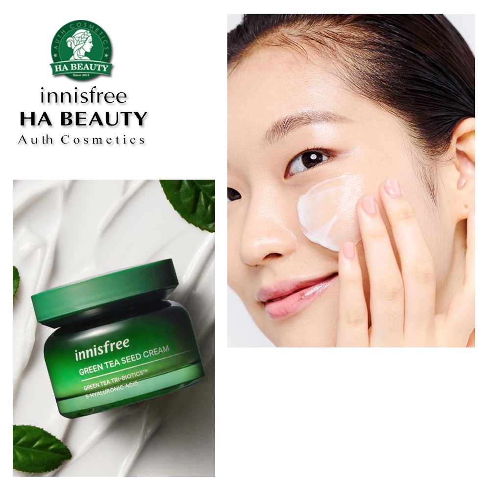 Kem dưỡng ẩm trà xanh chống lão hóa innisfree Green Tea Seed Cream 50 mL