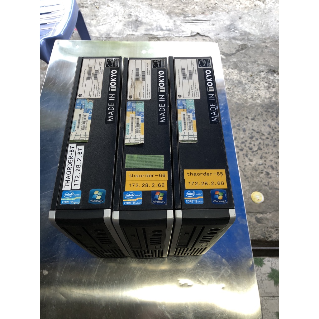 Thùng máy mini HP siêu nhỏ gọn nhưng mạnh mẽ: i5 gen 3 chip PC, ram 4gb, hdd 500Gb hoặc SSD 120gb, like new 95%