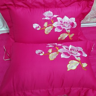 Set đôi vỏ gối cotton satin