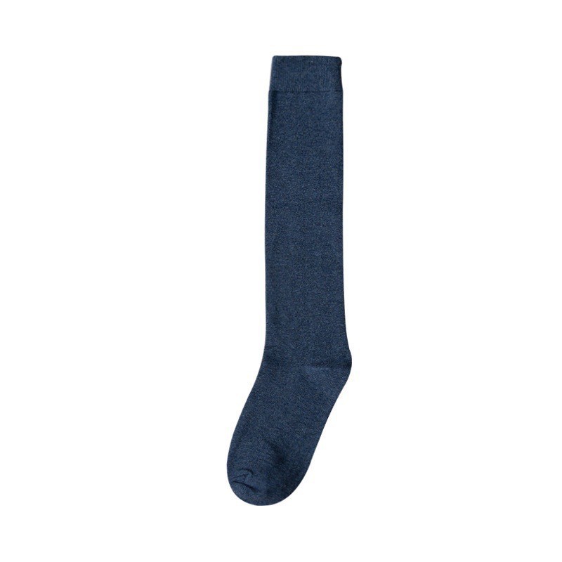 Tất dài đến đầu gối sọc kẻ 1 bên Thom cực chất cotton