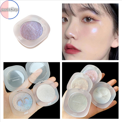 (Hàng Mới Về) Phấn Bắt Sáng Đơn Sắc Lấp Lánh Trang Điểm Cho Nữ