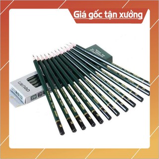 Hộp 12 cây bút chì 2B Deli