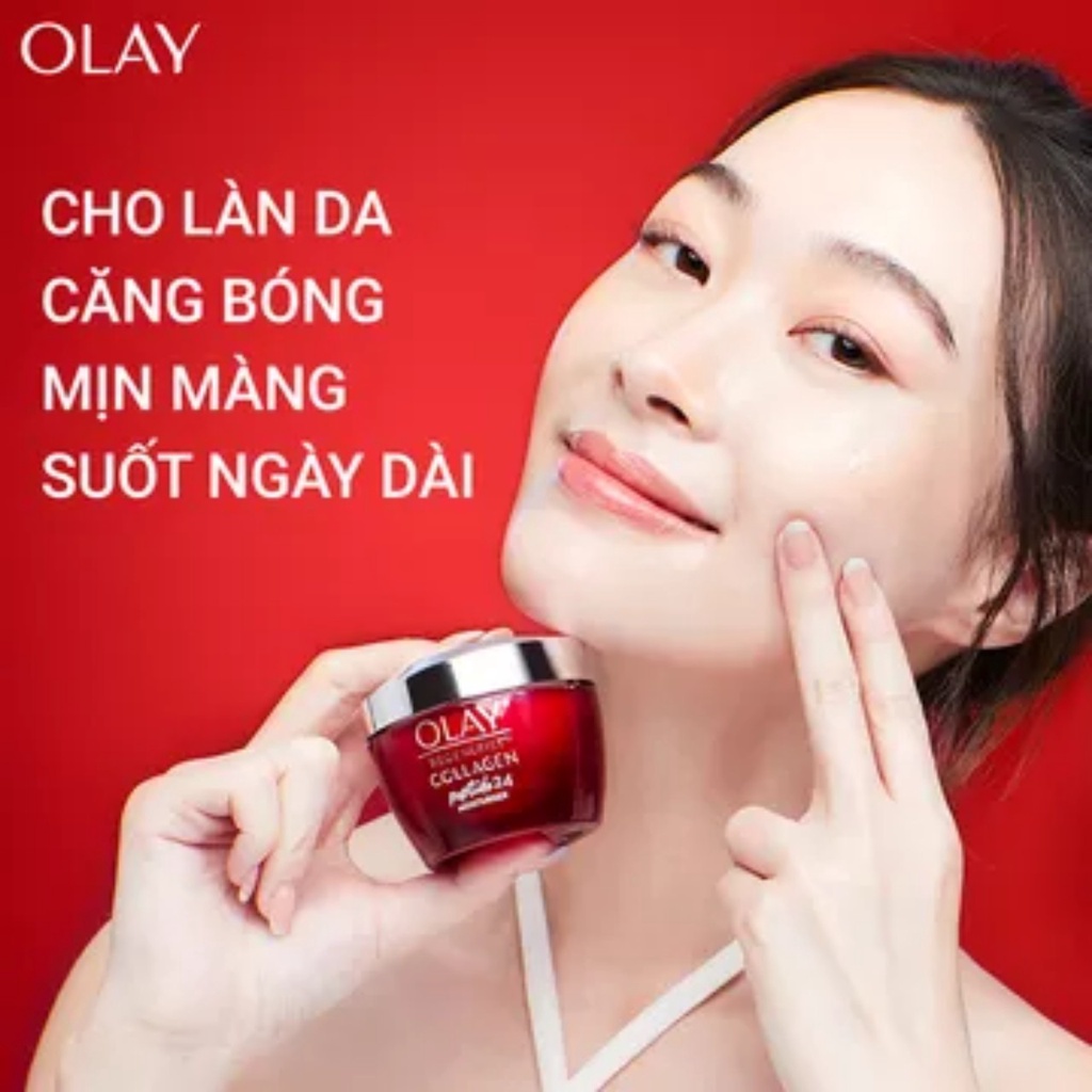Kem Dưỡng Ẩm Ngăn Ngừa Lão Hóa Olay Chứa Hợp Chất Collagen Peptide 24 50g