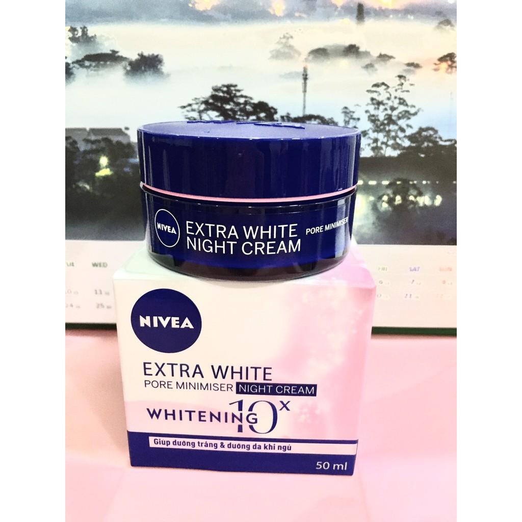 Kem dưỡng trắng da ban đêm Extra White Pore Minimiser Night Cream (50ml)