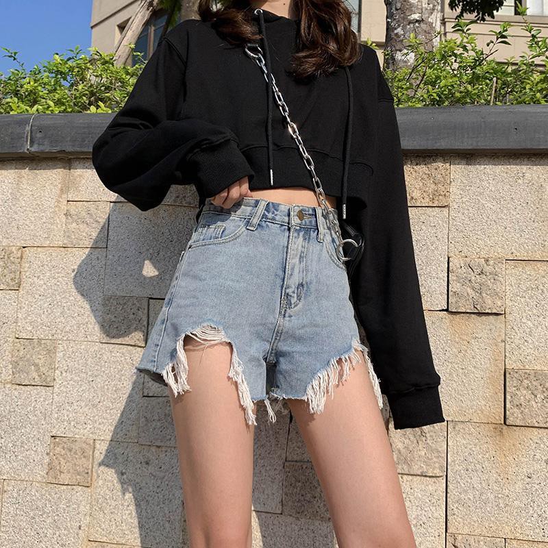 Quần Short Denim Thời Trang Hàn Quốc 2021 Cho Nữ | BigBuy360 - bigbuy360.vn