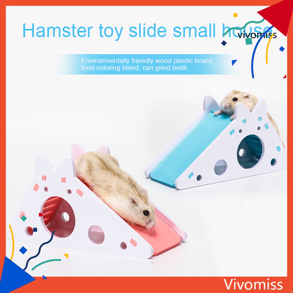 Nhà đồ chơi bằng gỗ cho chuột Hamster