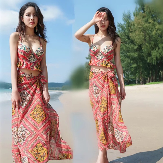 Set 3 chi tiết đi biển cực xinh