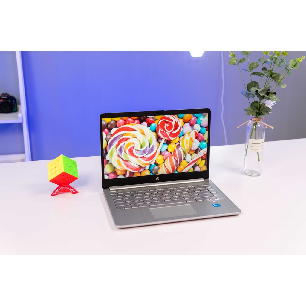 Laptop HP 14-DQ2055WM, i3-1115G4/ Ram 4Gb / SSD 256Gb/ 14'' FHD/ New full box | BigBuy360 - bigbuy360.vn