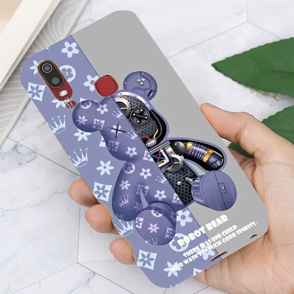 Dán Skin điện thoại hình Gấu BearBrick cho Iphone, Samsung, Oppo và các dòng android khác