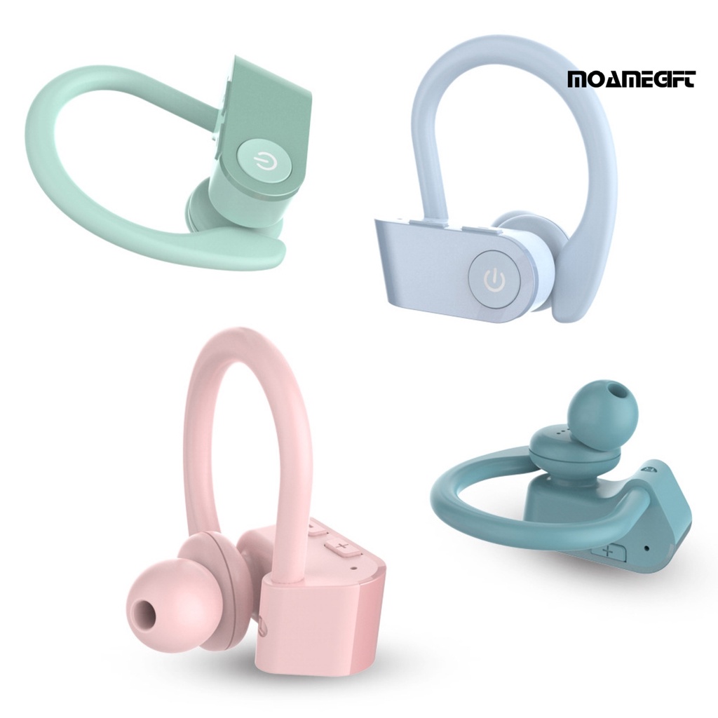 moamegift TWS Rechargeable Wireless Bluetooth 5.0 Dynamic In-ear Earphone Ear Loop Earbuds