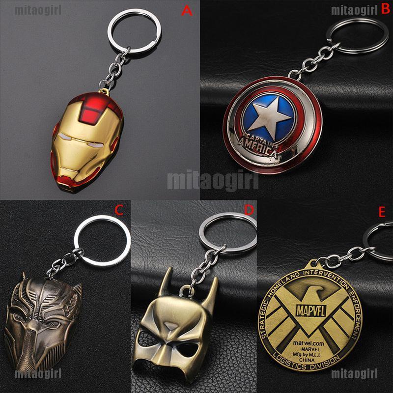 Móc khóa hình siêu anh hùng Marvel Avengers bằng kim loại độc đáo