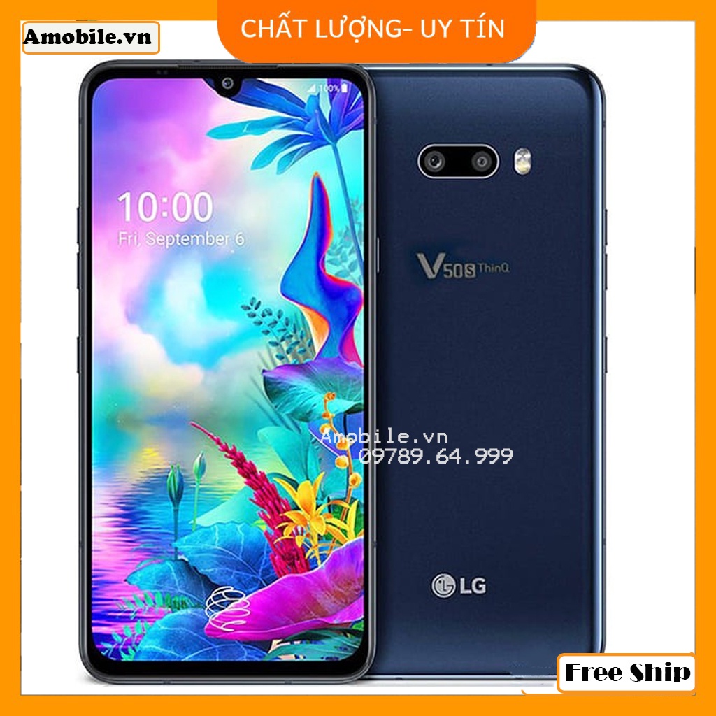 Điện Thoại LG V50s ThinQ 5G Ram8Gb/Room256Gb/ V50s cực mạnh bản nâng cấp chíp Snapdaragon 855 siêu mượt