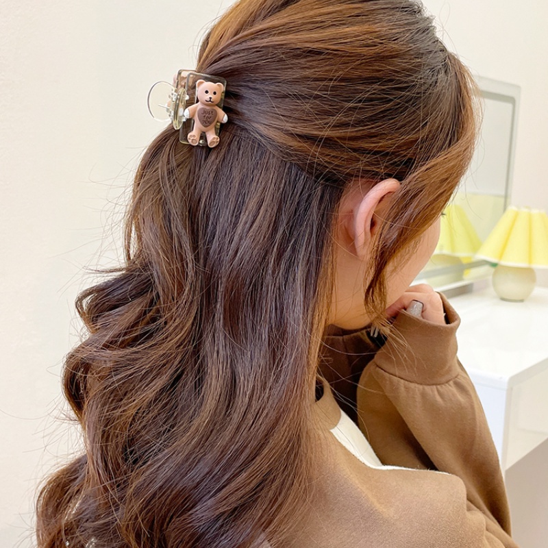 Kẹp Tóc Hình Trái Tim / Gấu Dễ Thương Cho Bé Gái