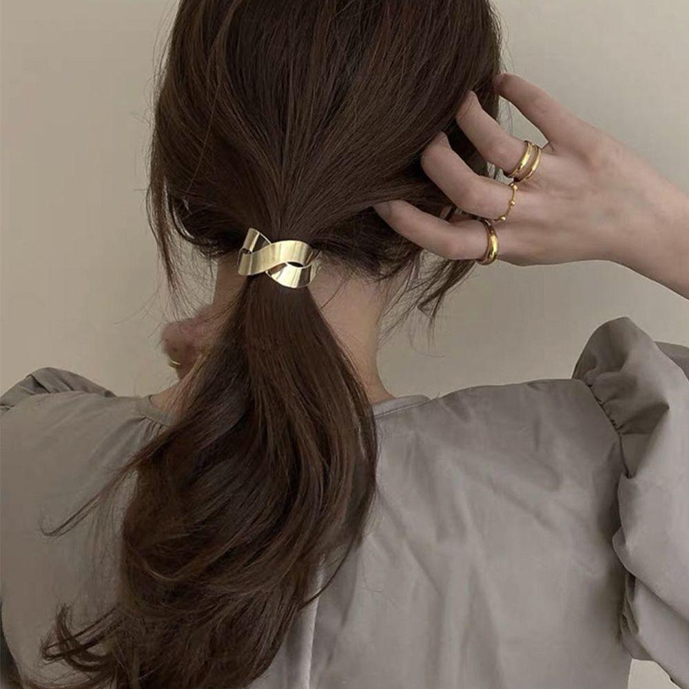Băng Đô Kim Loại Co Giãn Handmade Xinh Xắn Dành Cho Nữ