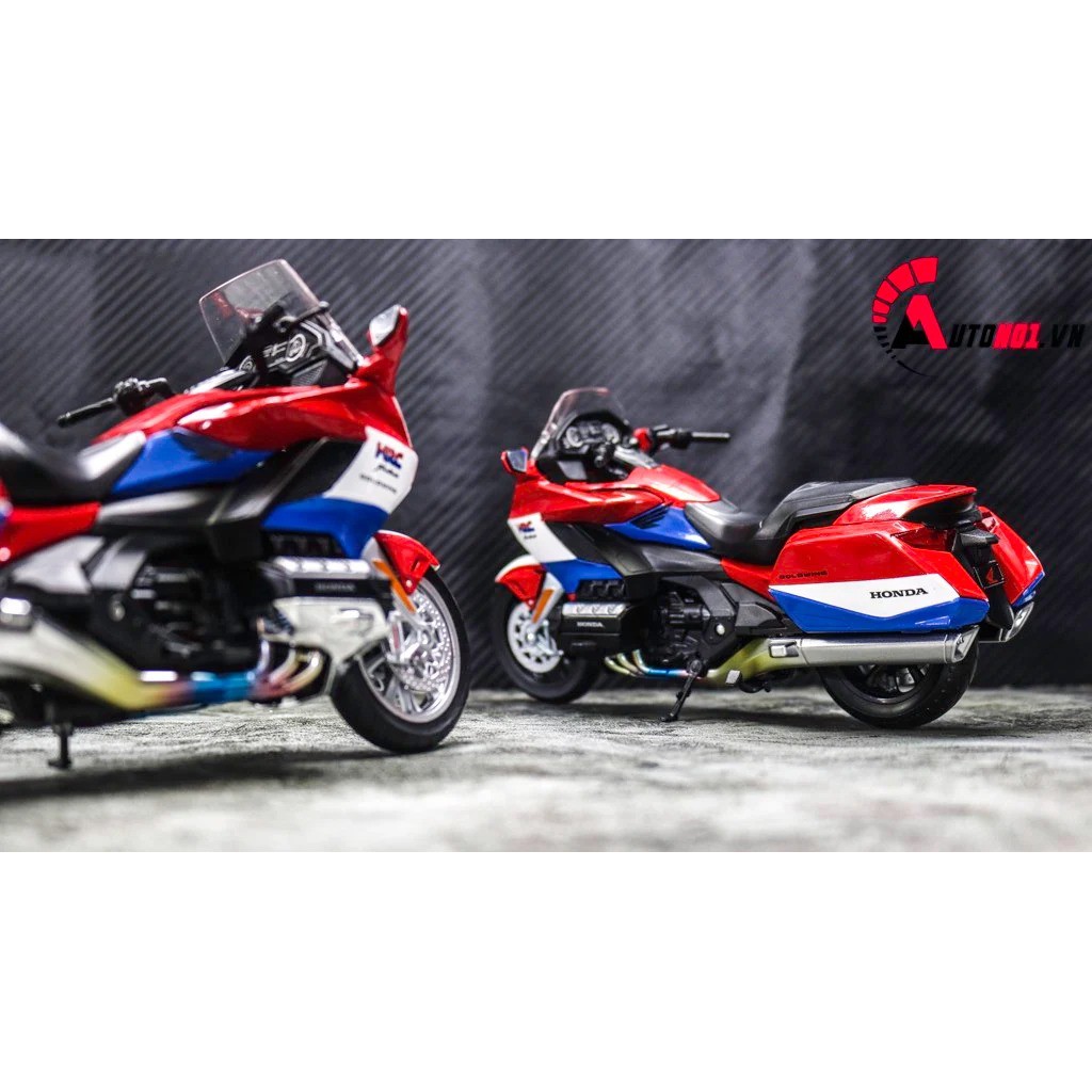 MÔ HÌNH XE HONDA GOLDWING 2020 CUSTOM HRC V2 1:12 WELLY D162