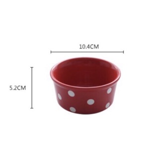 Bát sứ tròn chấm bi