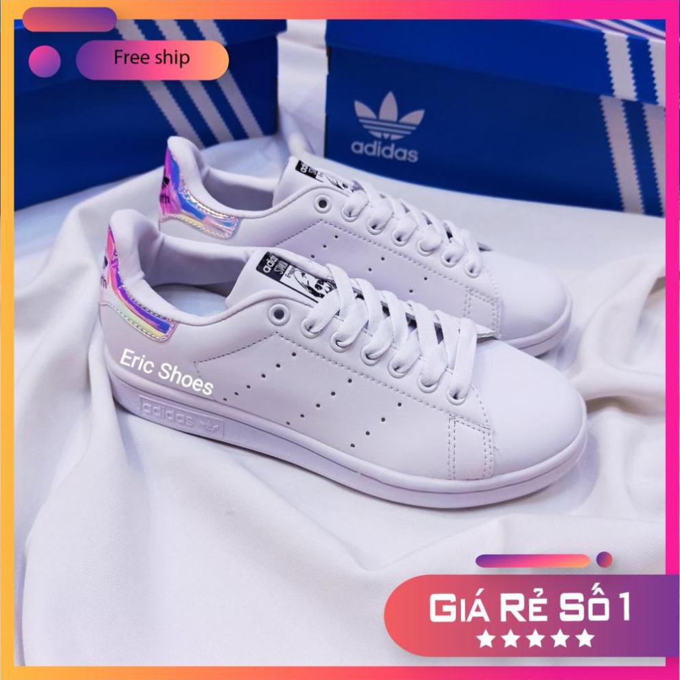 Giày Stan Smith trắng basic nam nữ (part 1) [ẢNH/VIDEO THẬT + FULLBOX + TẶNG TẤT, BÌNH VỆ SINH GIÀY + FREESHIP]