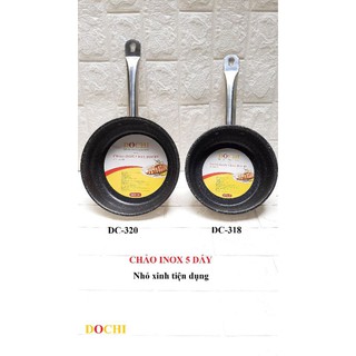 CHẢO INOX 5 ĐÁY DOCHI 20cm