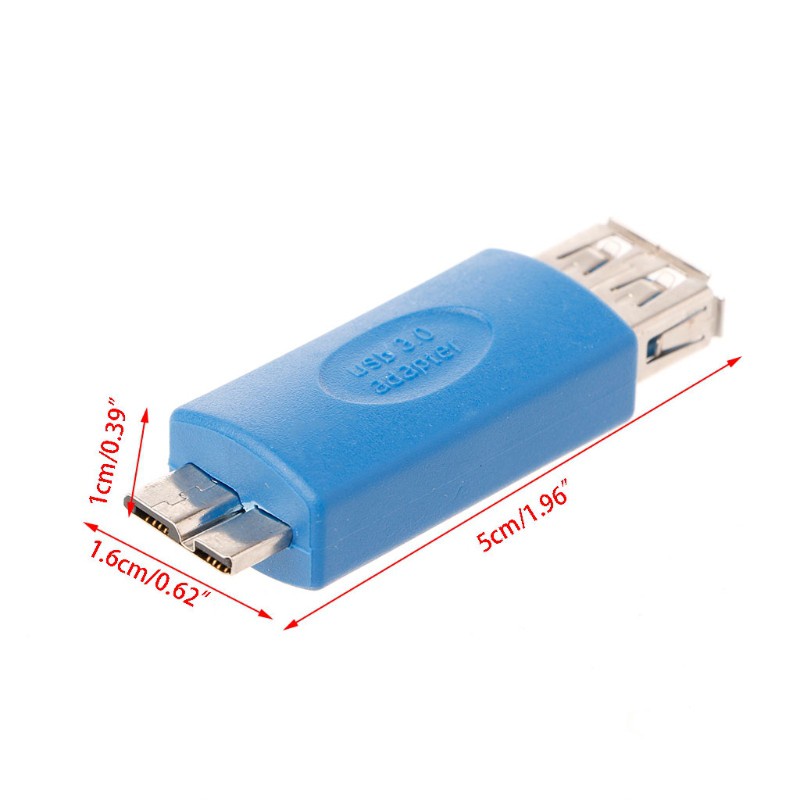 btsg Fast Speed USB 3.0 A Female To USB 3.0 Micro B Male Connector Converter Adapter