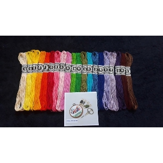 Set chỉ thêu 20 màu giá rẻ