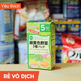 [Chính hãng] Bột ăn dặm Wakodo đủ vị Nhật Bản