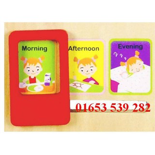 Bảng lịch đồng hồ đa năng cho bé
