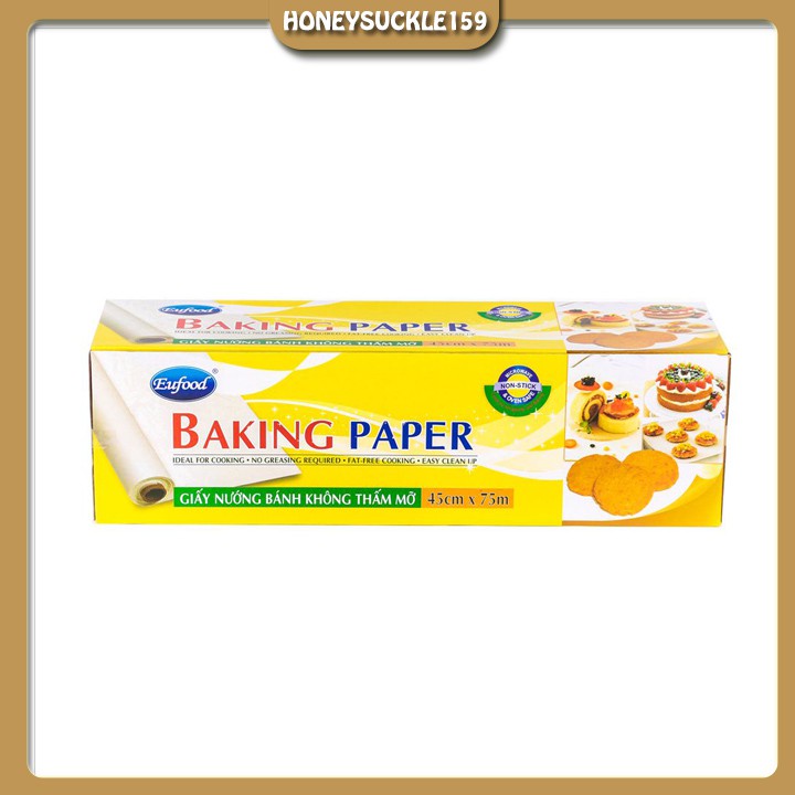 Giấy Nến Lót Bánh Và Nướng Bánh Cuộn Lớn 45x75cm