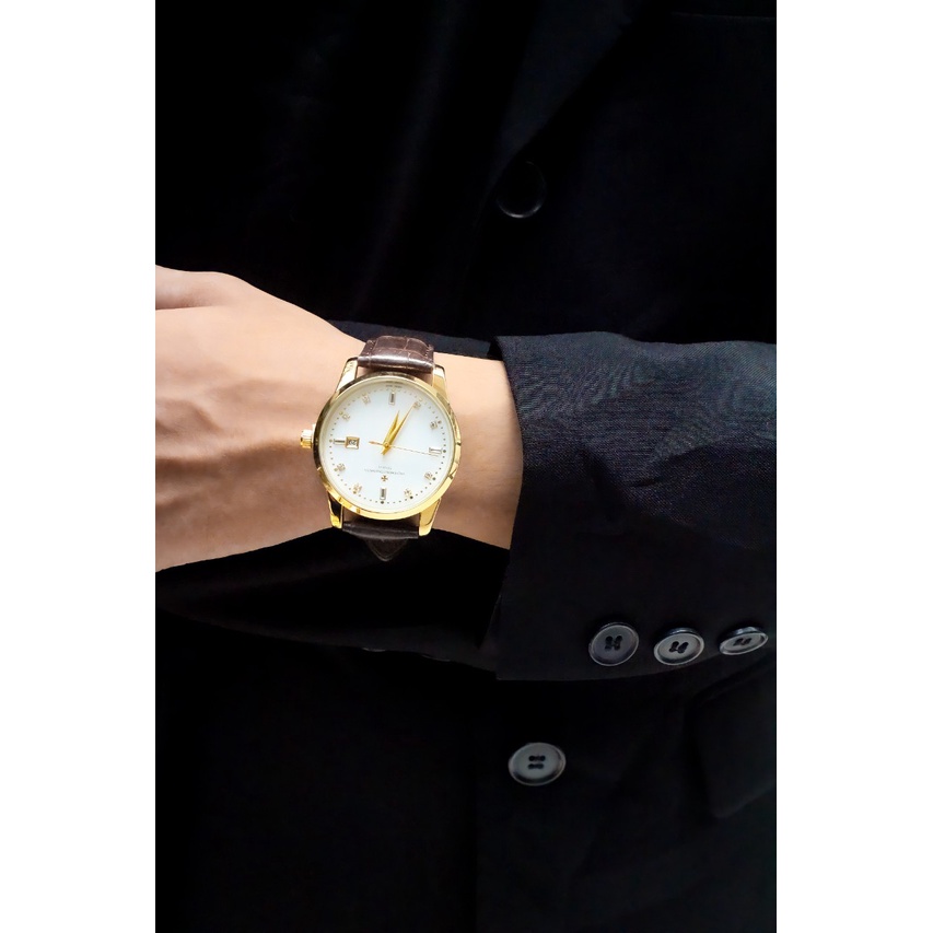Đồng Hồ Nam Dây Da Thời Trang Cao Cấp Vacheron Constantin