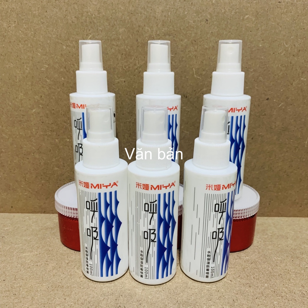 Bình xịt giữ ẩm & chống mốc cho màu Gouache hãng MIYA HIMI- 100ml/200ml