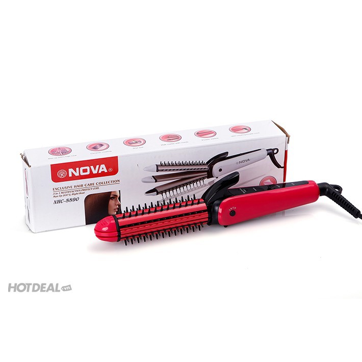 Lược điện làm tóc Nova 3-1 8890