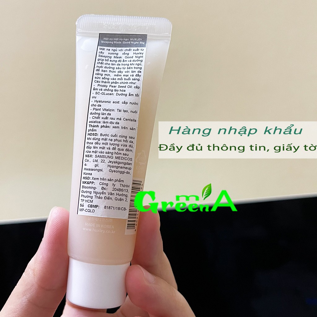 Huxley Spa Mini 3 Món Tẩy Da Chết Mặt Nạ Đất Sét Mặt Nạ Ngủ Huxley Spa Routine Deluxe Complete [NHẬP KHẨU CHÍNH HÃNG]