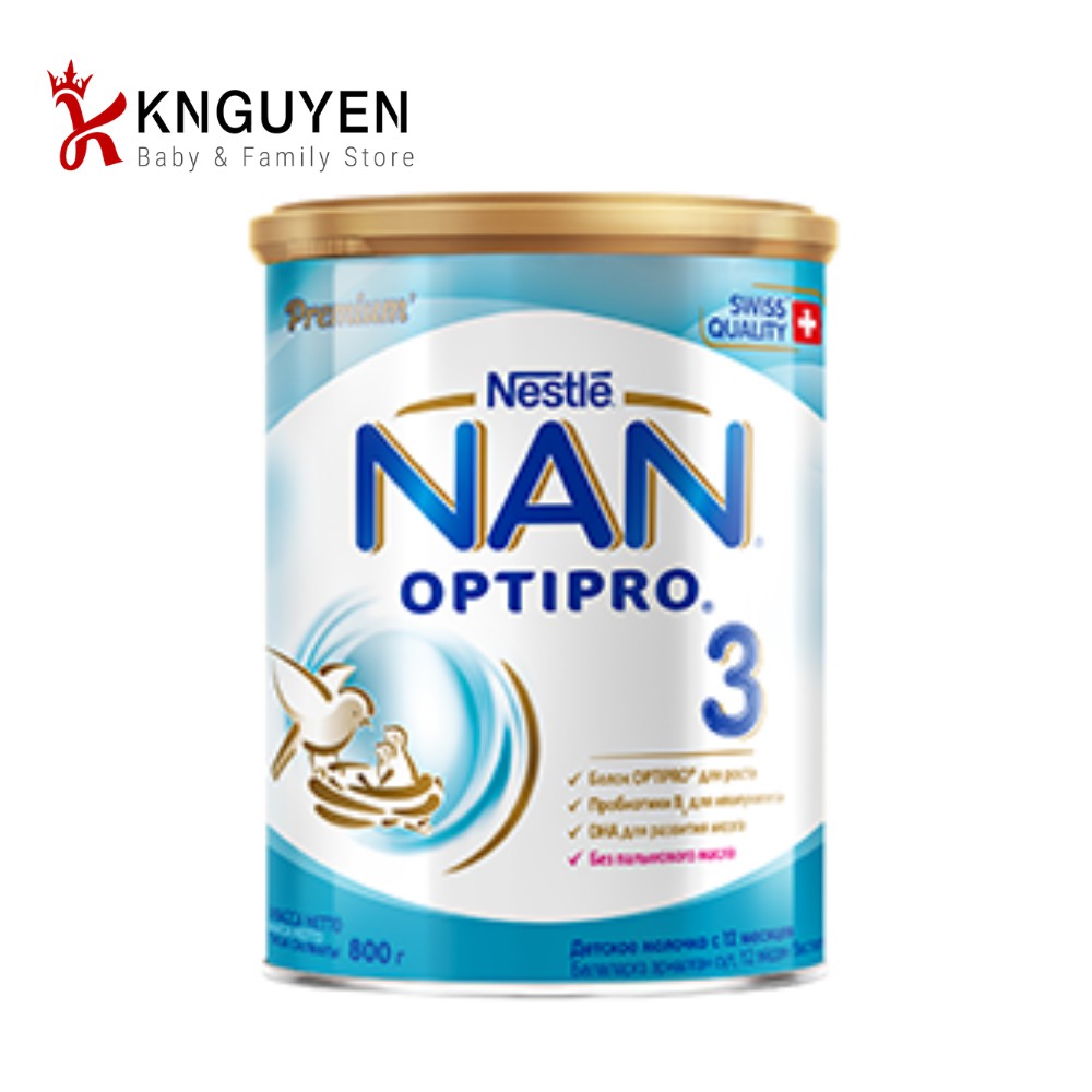 [HÀ NỘI] (Sỉ_ Lẻ) [Date mới] Sữa Nan Nga Xách Tay Đủ Bill 800g Các Số 1, 2, 3, 4 [Hàng có sẵn]