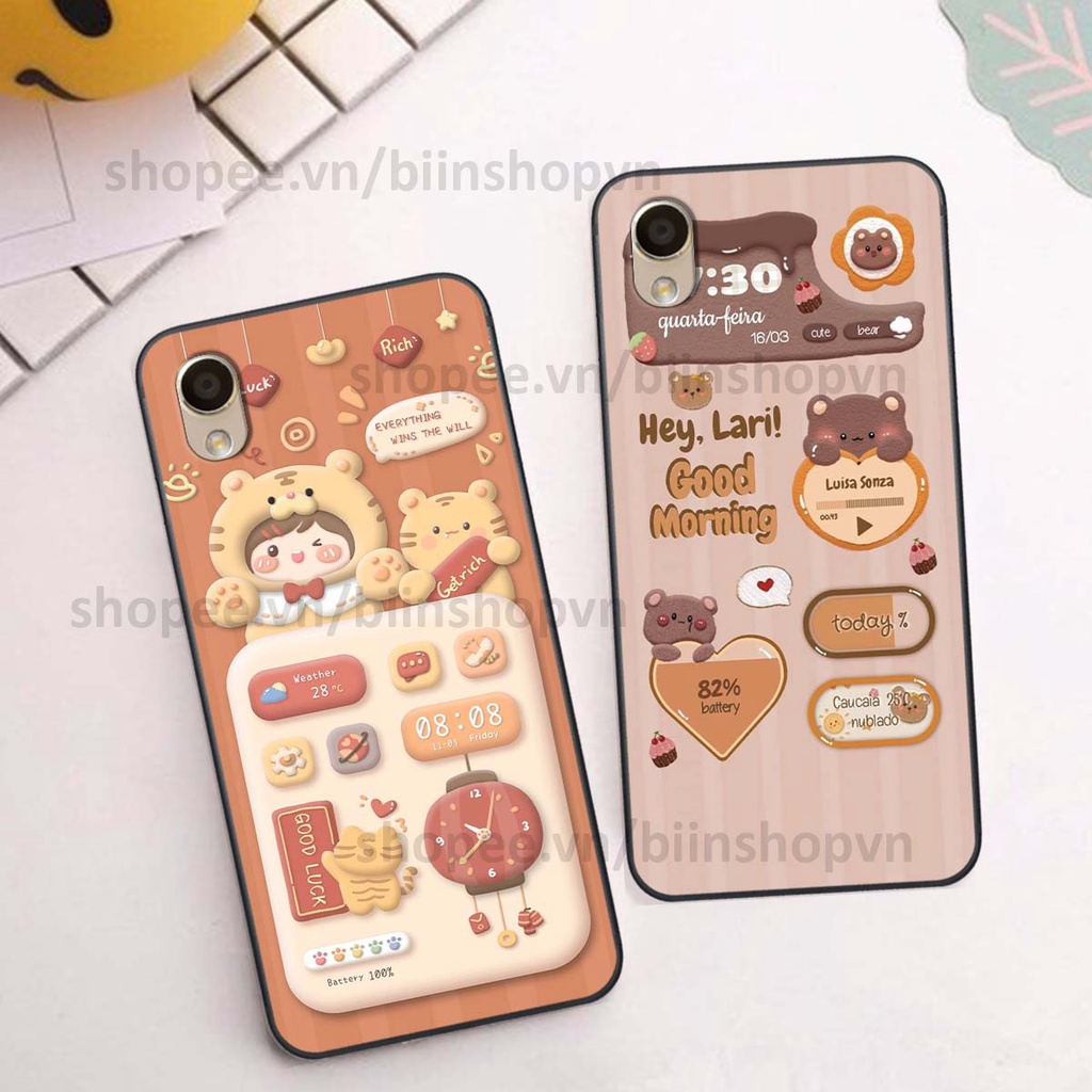 Ốp Oppo A37 / Neo 9 / F1 Plus in 3D icon gấu nổi siêu xinh, siêu đáng yêu, cá tính phong cách