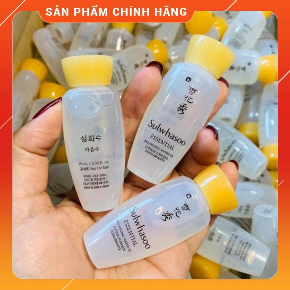 Nước Hoa Hồng Sulwashoo Essential 15ml dưỡng ẩm nâng cơ