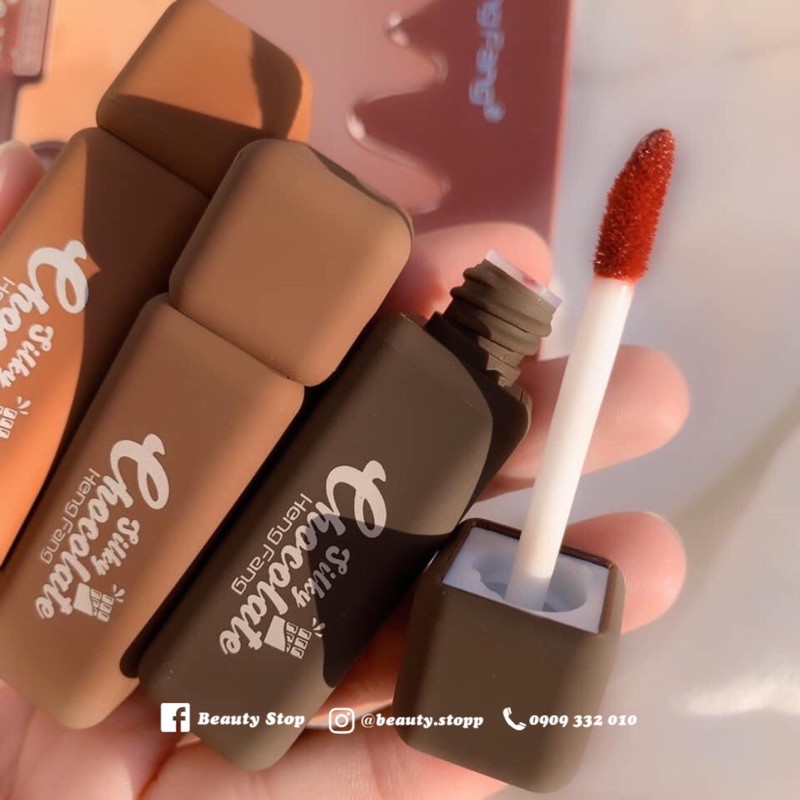 Set 3 Son Bóng Heng Fang Chocolate | BigBuy360 - bigbuy360.vn