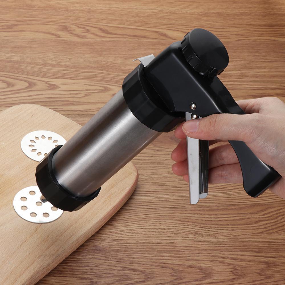 Súng Nhấn Tạo Hình Bánh Quy Bằng Thép Không Gỉ DIY