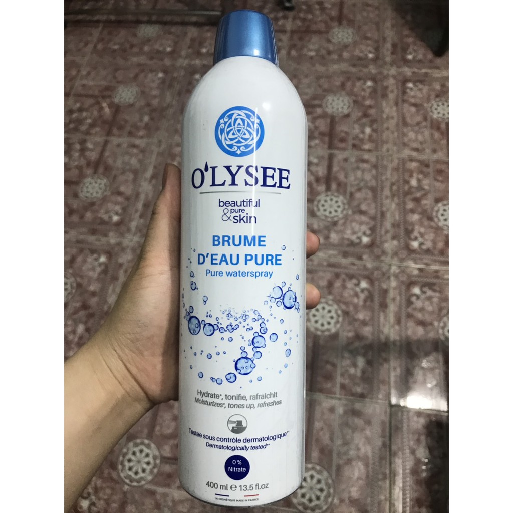 Xịt Khoáng Dưỡng Da O'Lysee 400ml