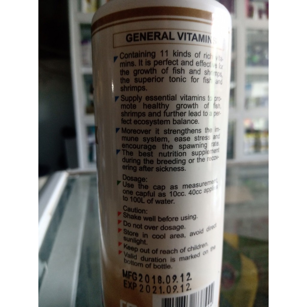 Vitamin nước cho các loại cá cảnh orista