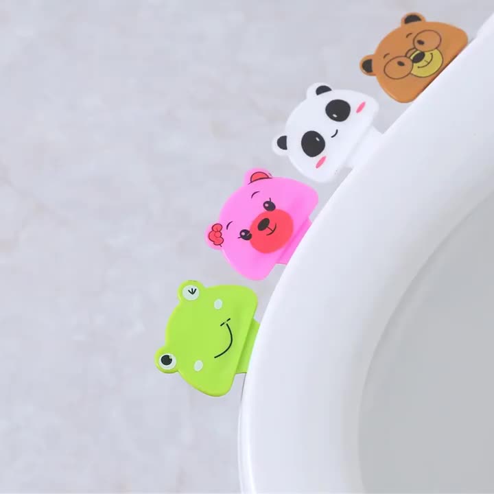 Miếng nhựa lật nắp bồn cầu, miếng nhấc nắp toilet, có keo dán cực kỳ dính, đảm bảo vệ sinh sạch sẽ - Gia dụng Homewares