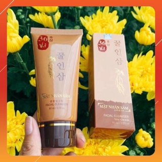 Hãng100%) Sữa Rửa Mặt Cao Mụn Sâm Đỏ 36 Vị - Mật Nhân Sâm
