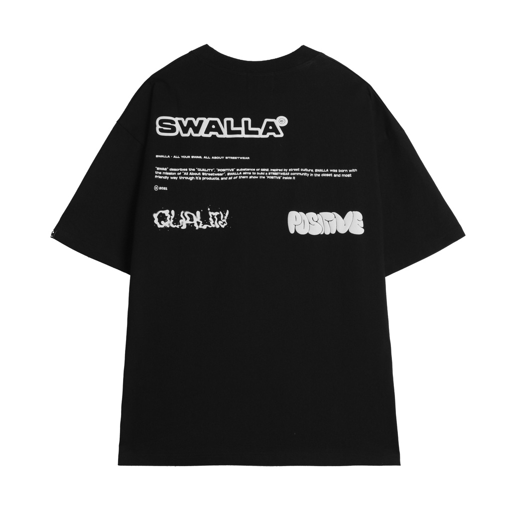 Áo thun unisex SWALLA STAIIROF 100% PREMIUM COTTON - LOCAL BRAND chính hãng