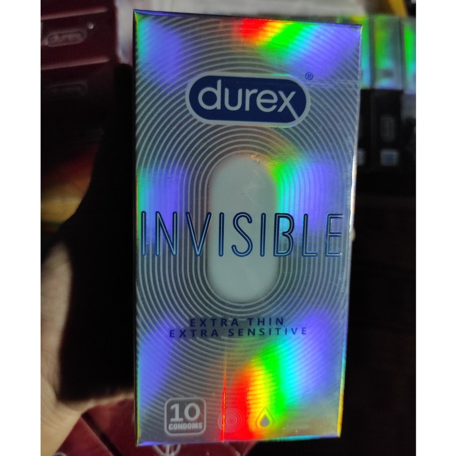 Bộ 5 hộp bao cao su Tàn Hình Siêu Mỏng Durex Invisible [Hộp 10 bao] - Chính hãng