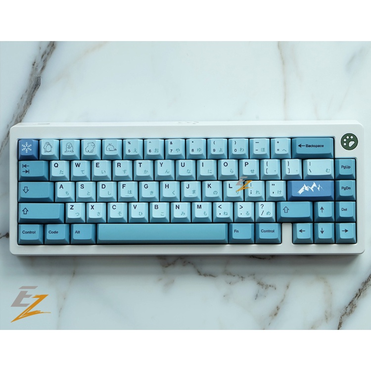 Keycap Iceberg Cherry Profile Thick PBT 142 Phím | EZPC