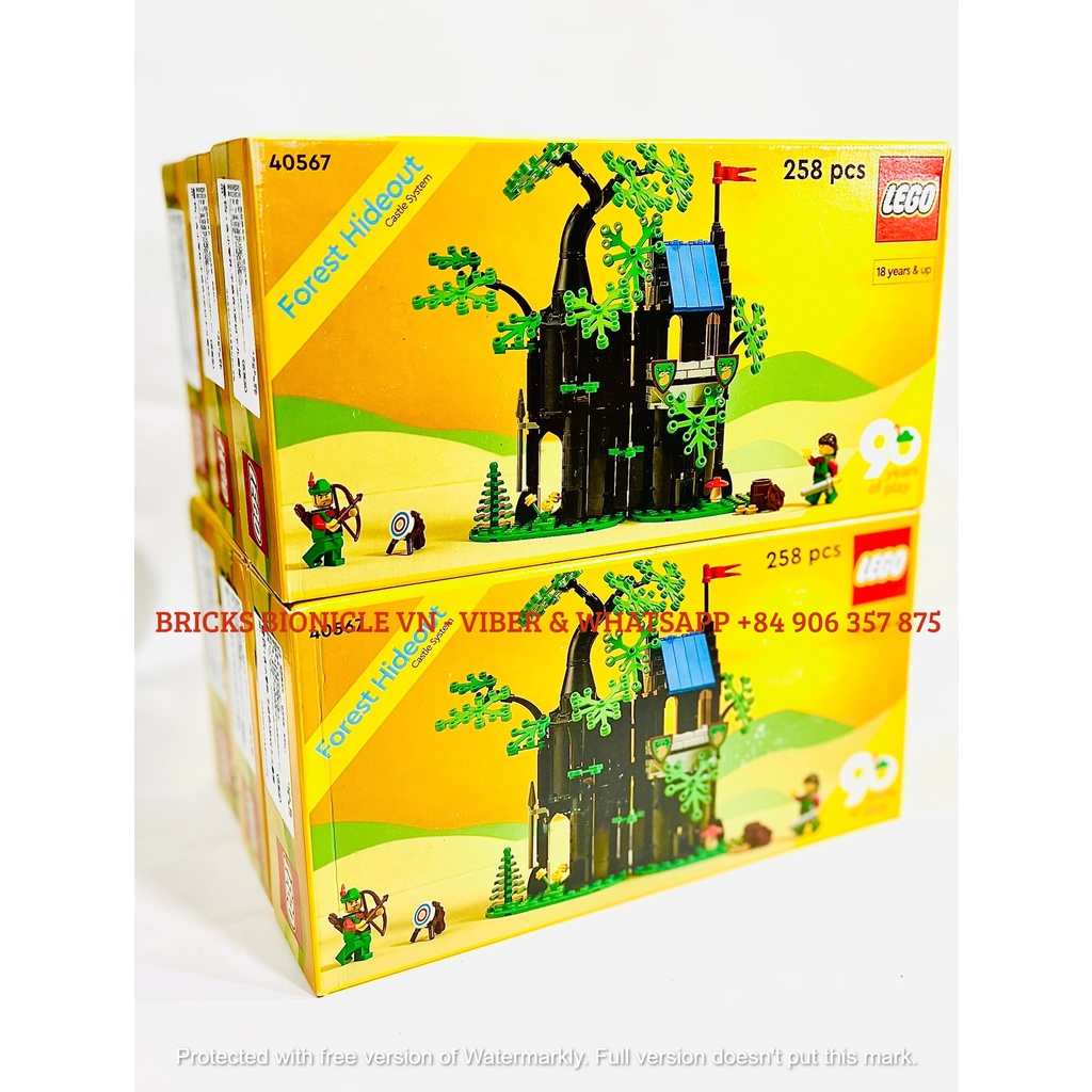 LEGO SYSTEM - ĐỒ CHƠI XẾP HÌNH LEGO CASTLE SYSTEM - 40567 FOREST HIDEOUT - KHU RỪNG BÍ ẨN