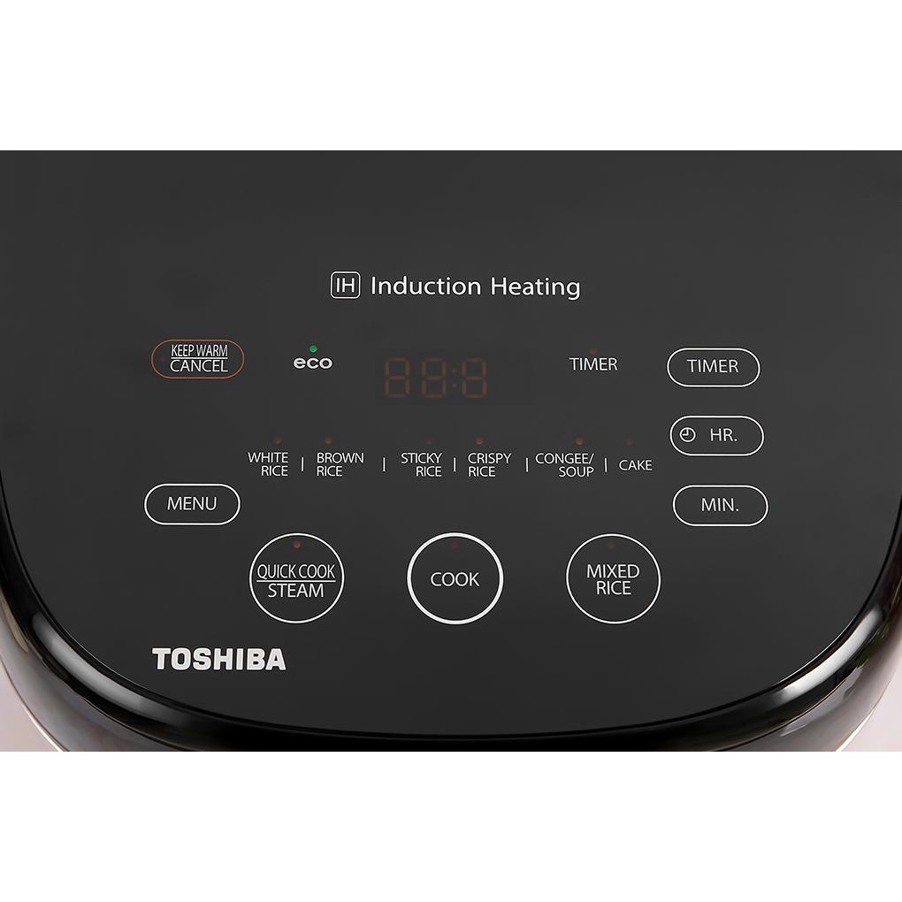 Nồi cơm cao tần Toshiba RC-18IX1PV / RC-10IX1PV 1.8 lít - Hàng Chính Hãng