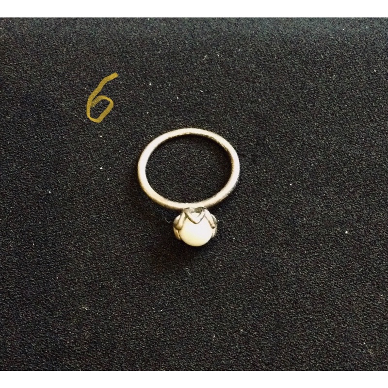 Nhẫn hạt trai mảnh, nhỏ