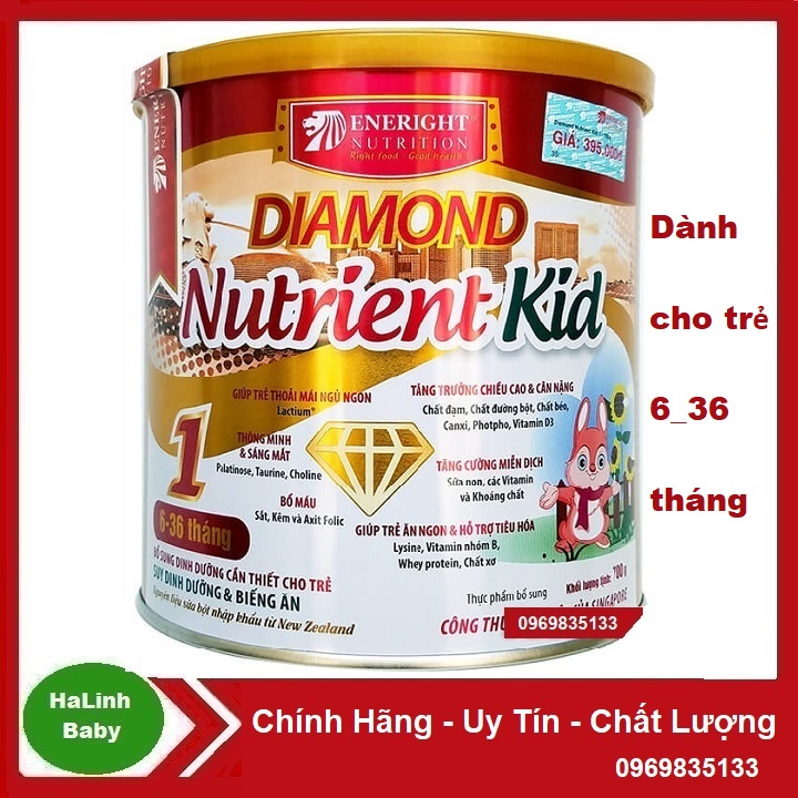 Sữa Diamond Nutrient kid số 1 và 2 700g ( Date 2024 )..